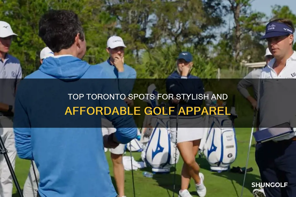 where to buy golf clothes toronto