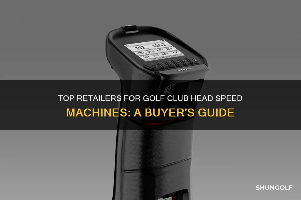 where to buy golf club head speed machine