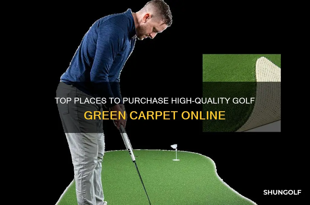 where to buy golf green carpet