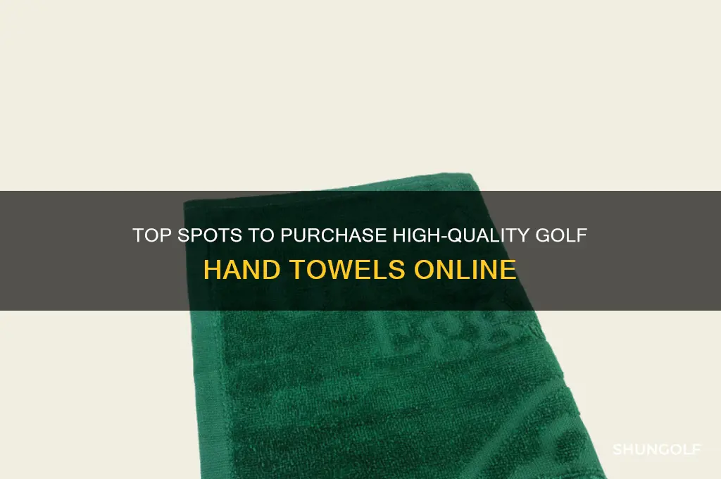 where to buy golf hand towels