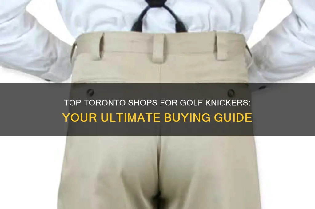 where to buy golf knickers in toronto