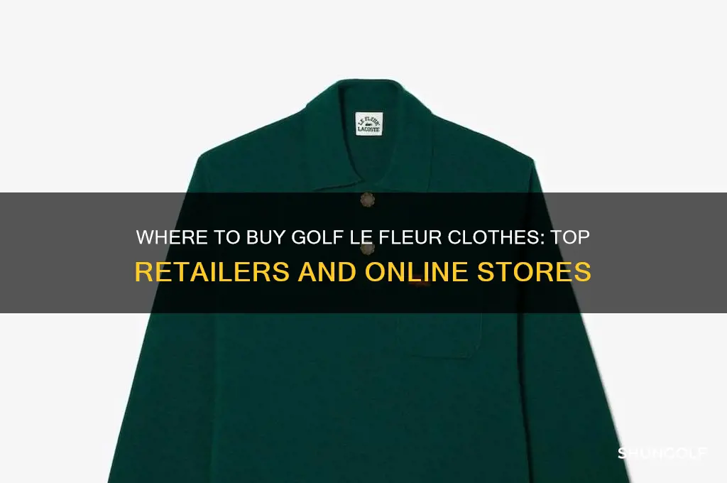 where to buy golf le fleur clothes