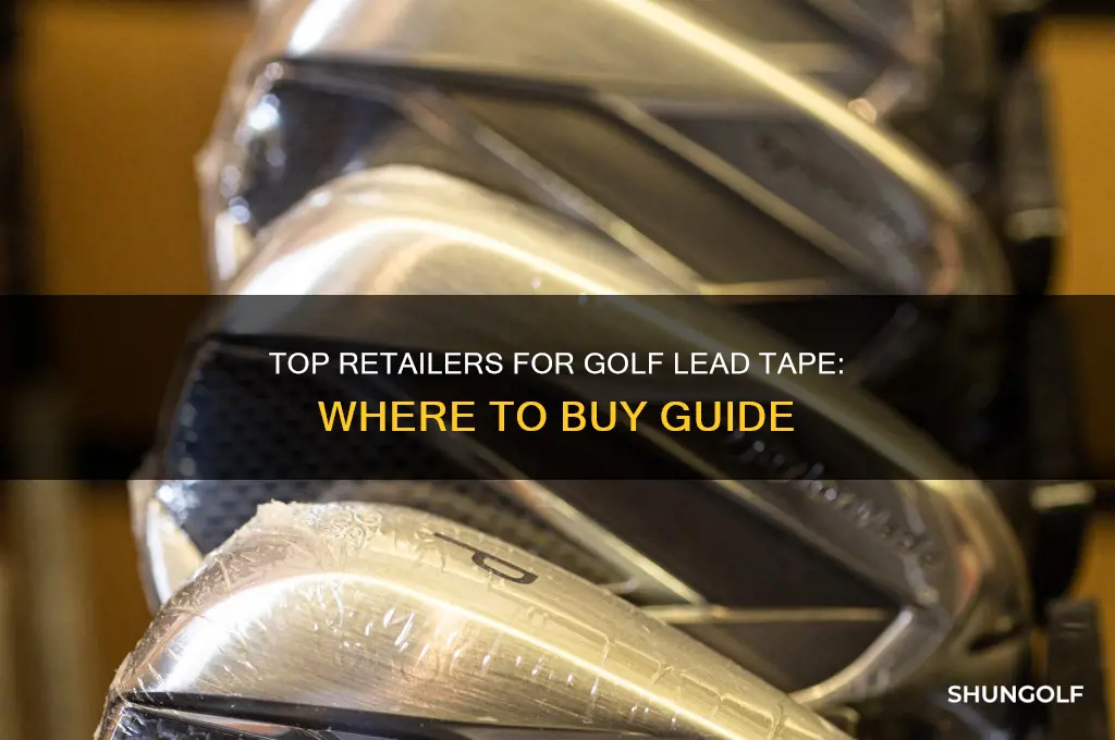 where to buy golf lead tape