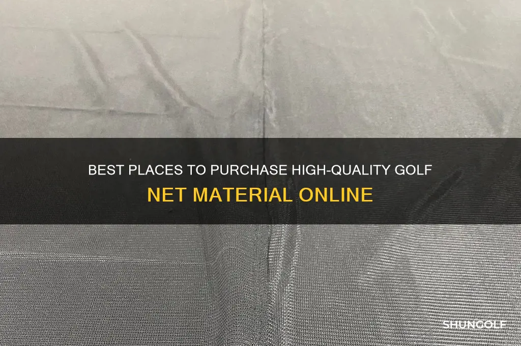 where to buy golf net material