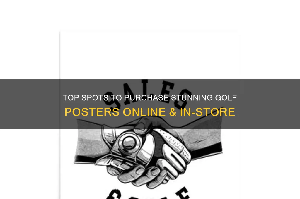 where to buy golf posters