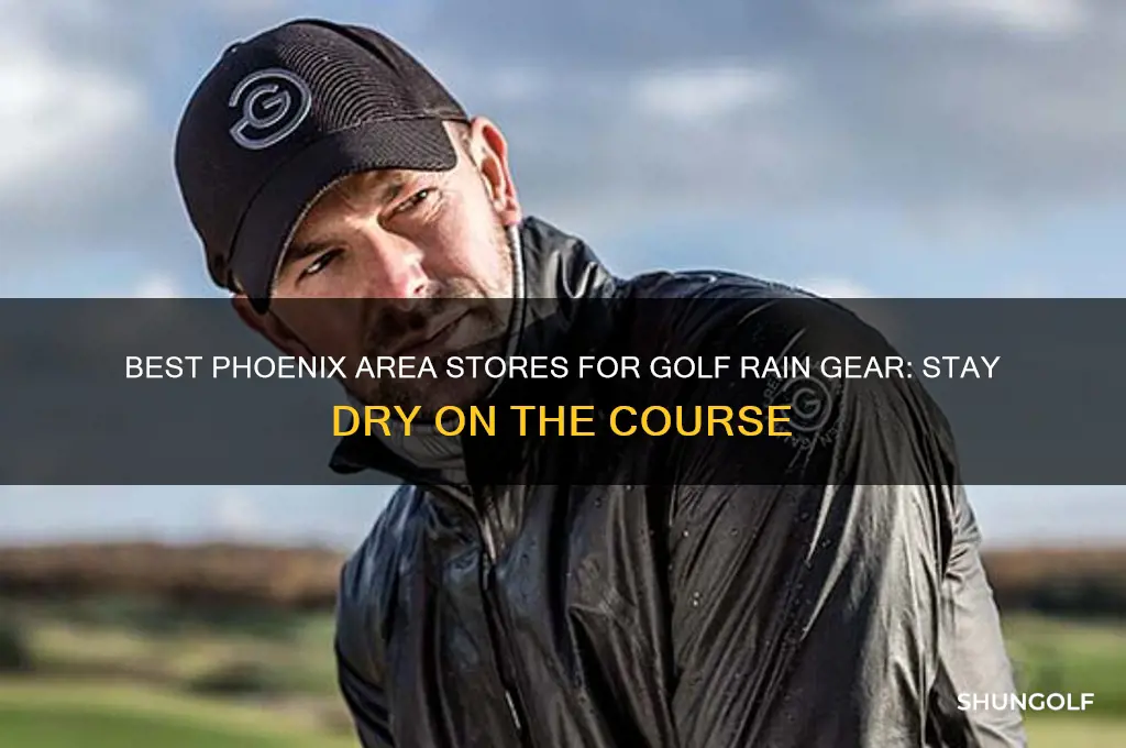 where to buy golf rain gear in phoenix area
