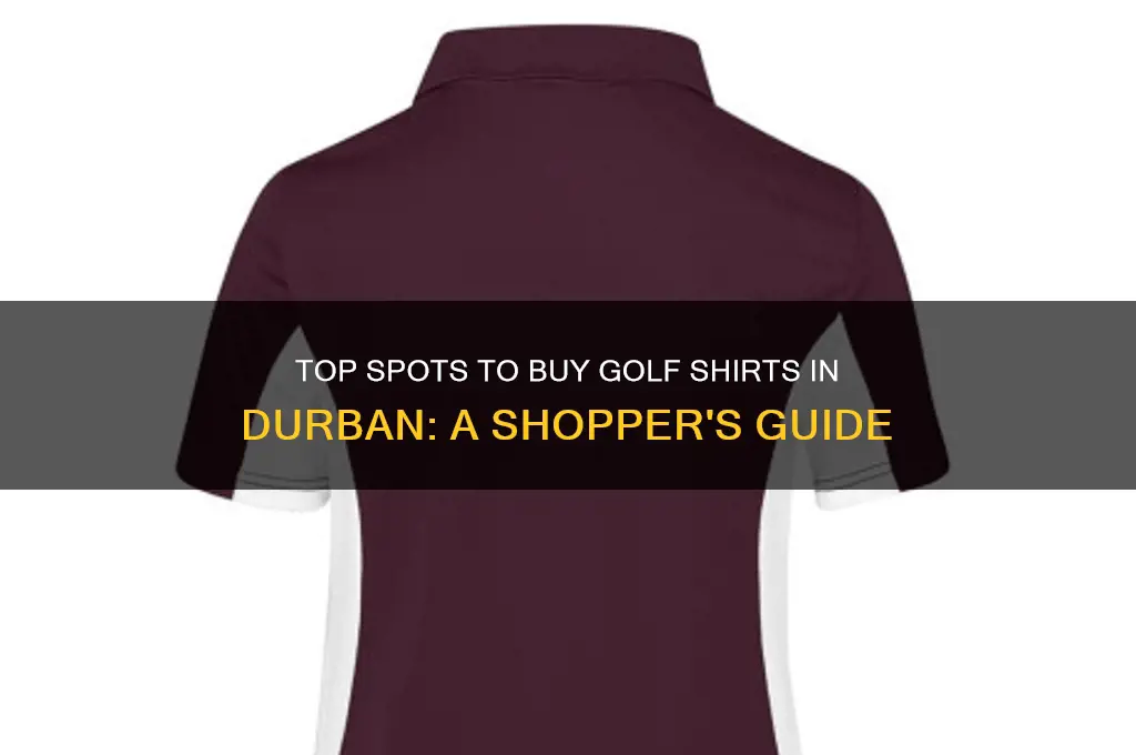 where to buy golf shirts in durban