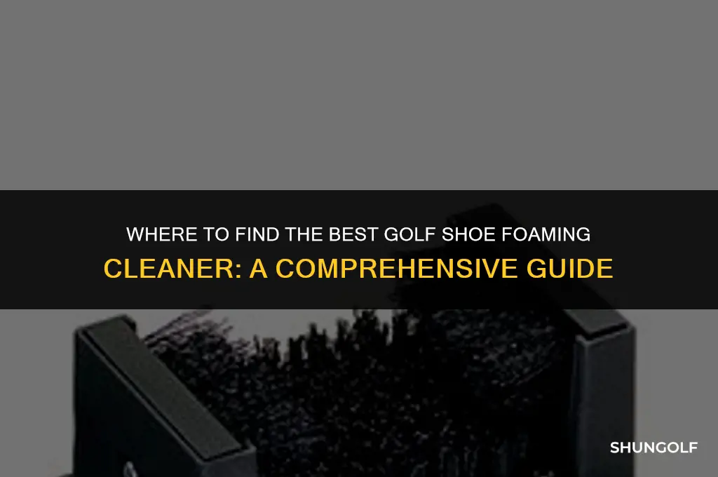 where to buy golf shoe foaming cleaner