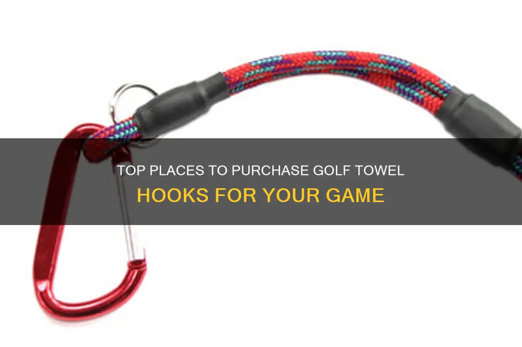 where to buy golf towel hooks
