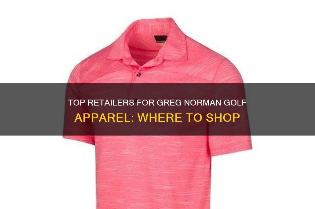 where to buy greg norman golf apparel