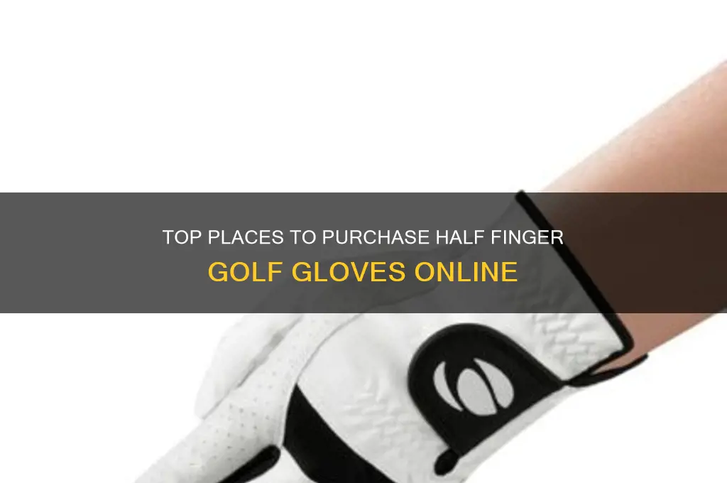 where to buy half finger golf gloves