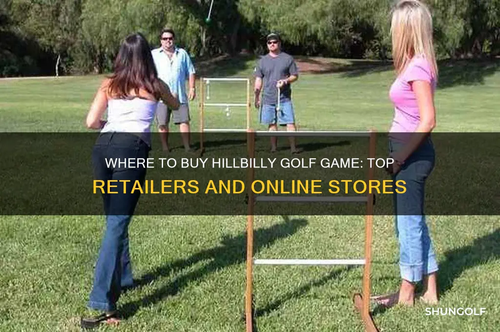 where to buy hillbilly golf game