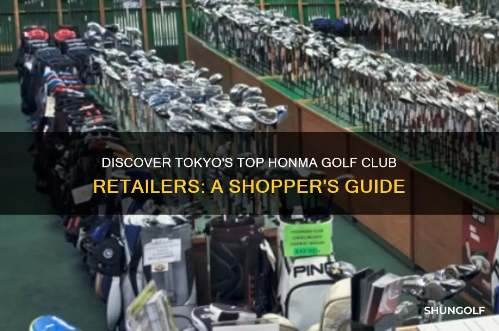 where to buy honma golf clubs in tokyo