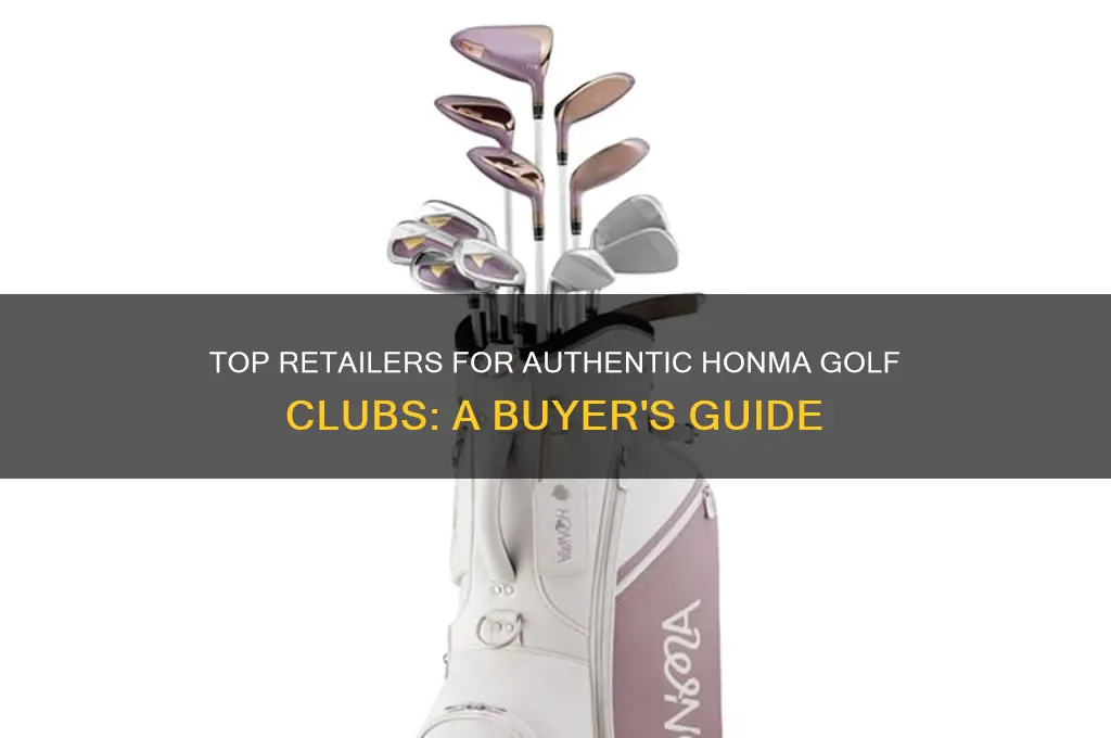 where to buy honma golf clubs