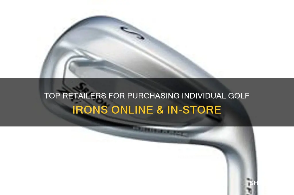 where to buy indiviual golf iron