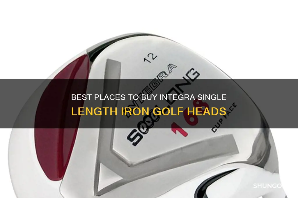 where to buy integra single length iron golf heads