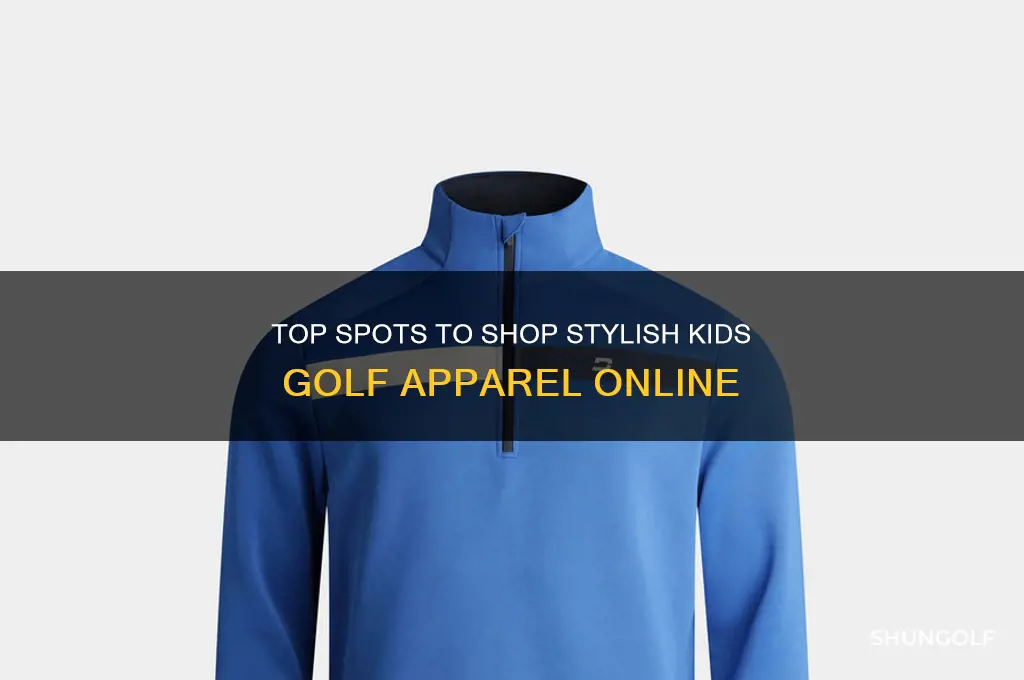 where to buy kids golf clothes