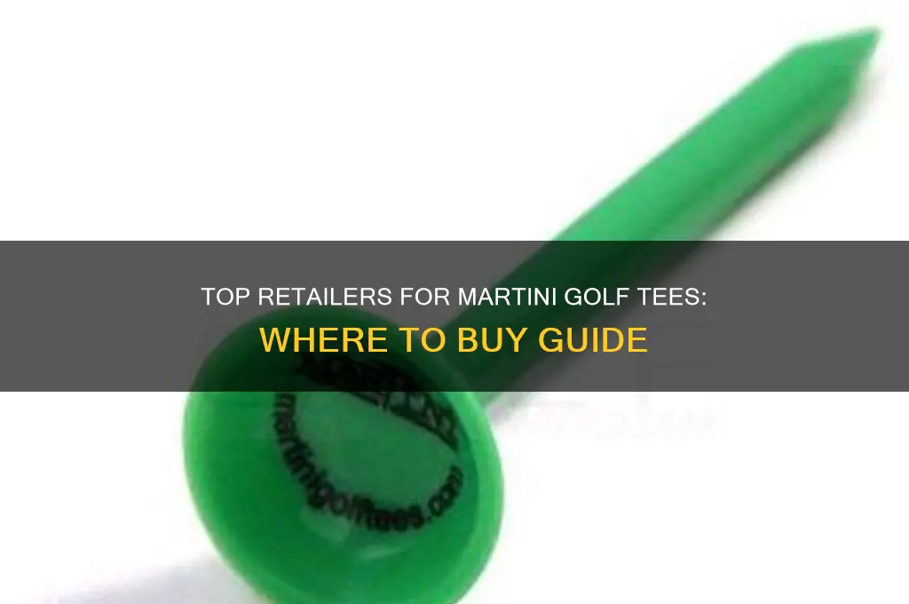 where to buy martini golf tees
