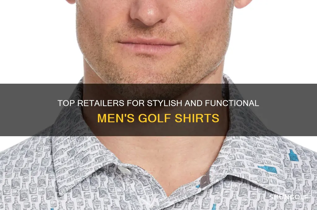 where to buy mens golf shirts
