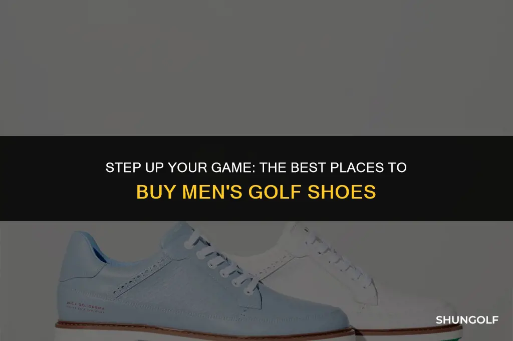 where to buy mens golf shoes