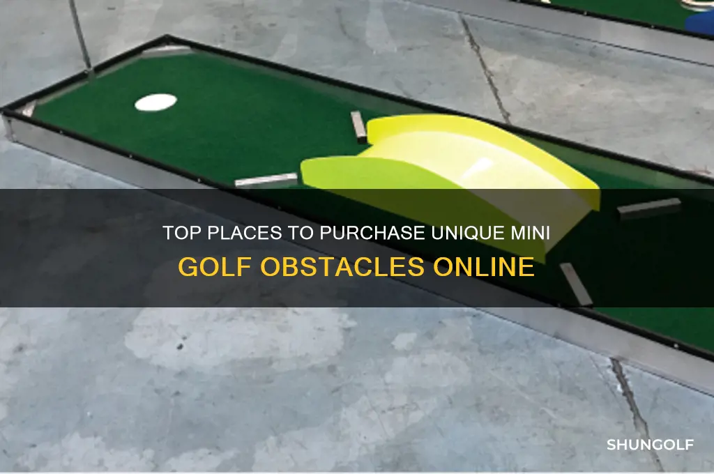 where to buy mini golf obstacles