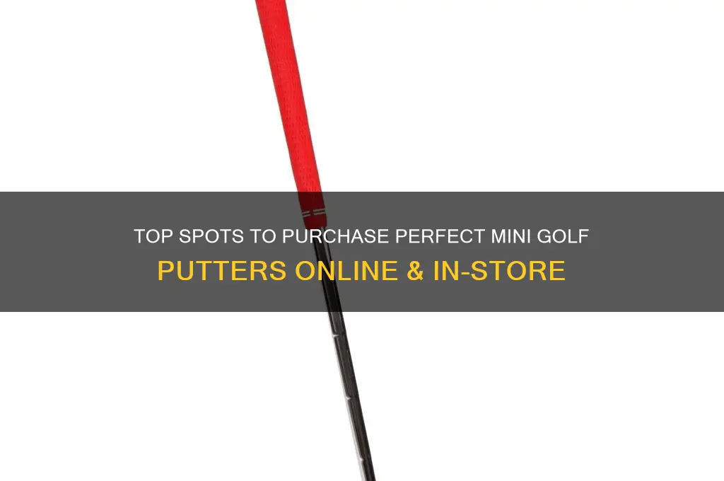 where to buy mini golf putters