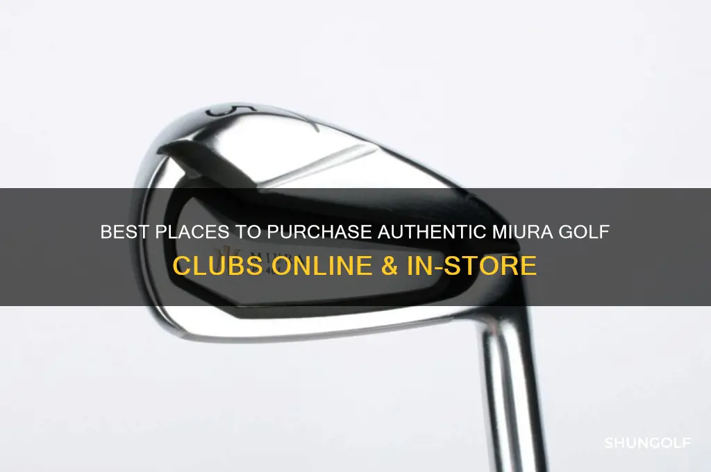 where to buy miura golf clubs