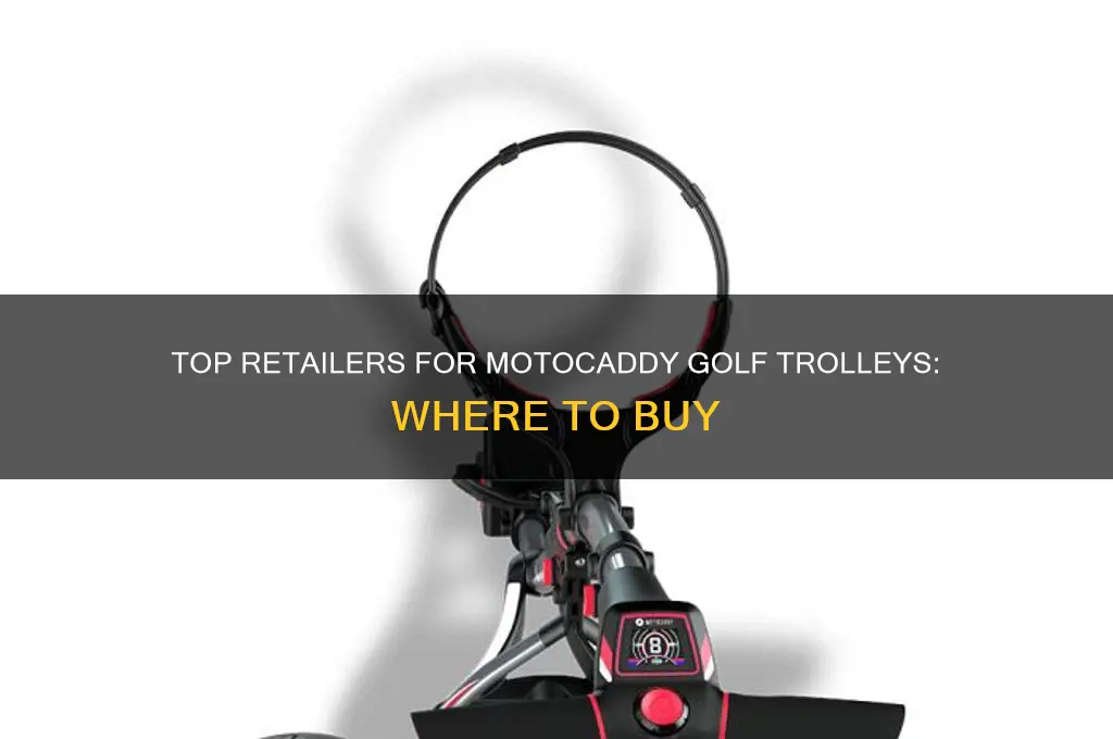 where to buy motocaddy golf trolleys