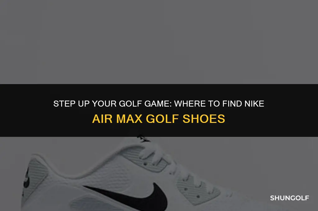 where to buy nike air max golf shoes