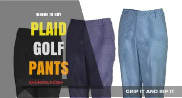 Best Places to Buy Stylish Plaid Golf Pants Online & In-Store