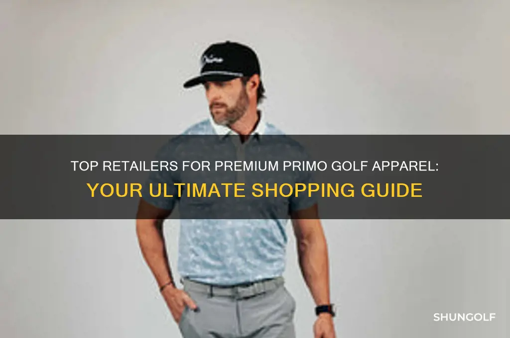 where to buy primo golf apparel
