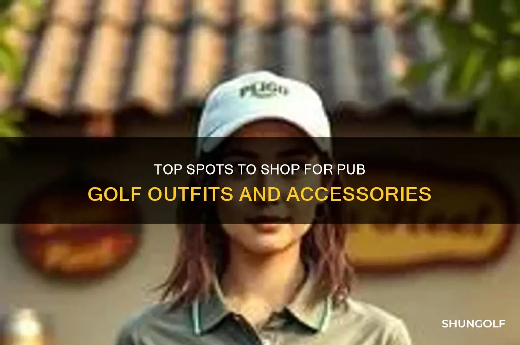 where to buy pub golf clothes