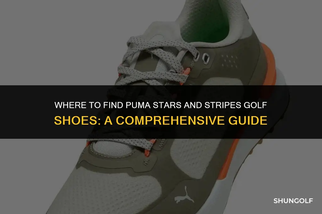 where to buy puma stars and stripes golf shoes
