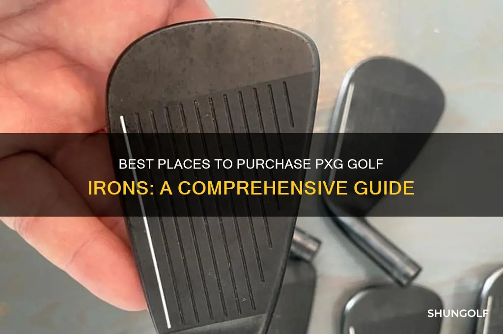 where to buy pxg golf irons