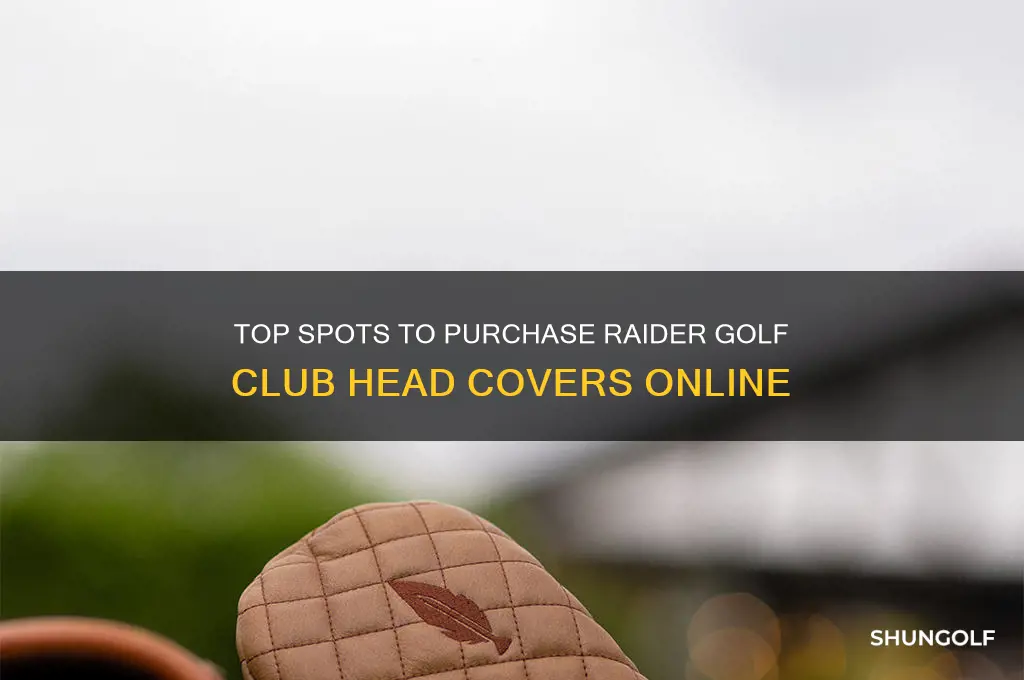where to buy raider golf club head covers