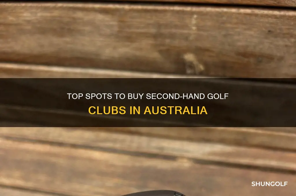 where to buy second hand golf clubs in australia