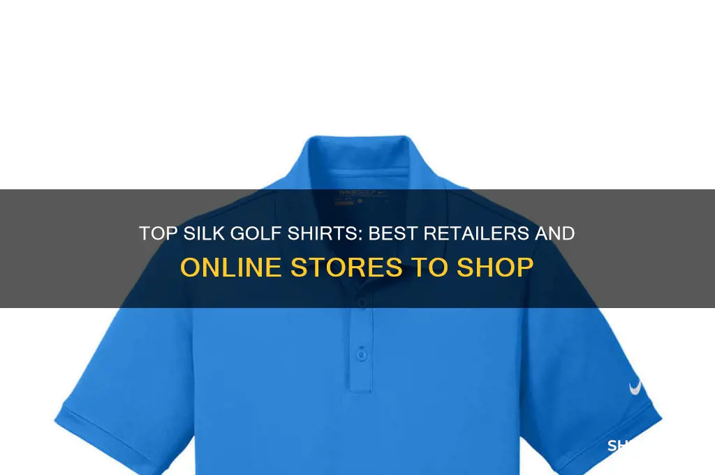 where to buy silk golf shirts
