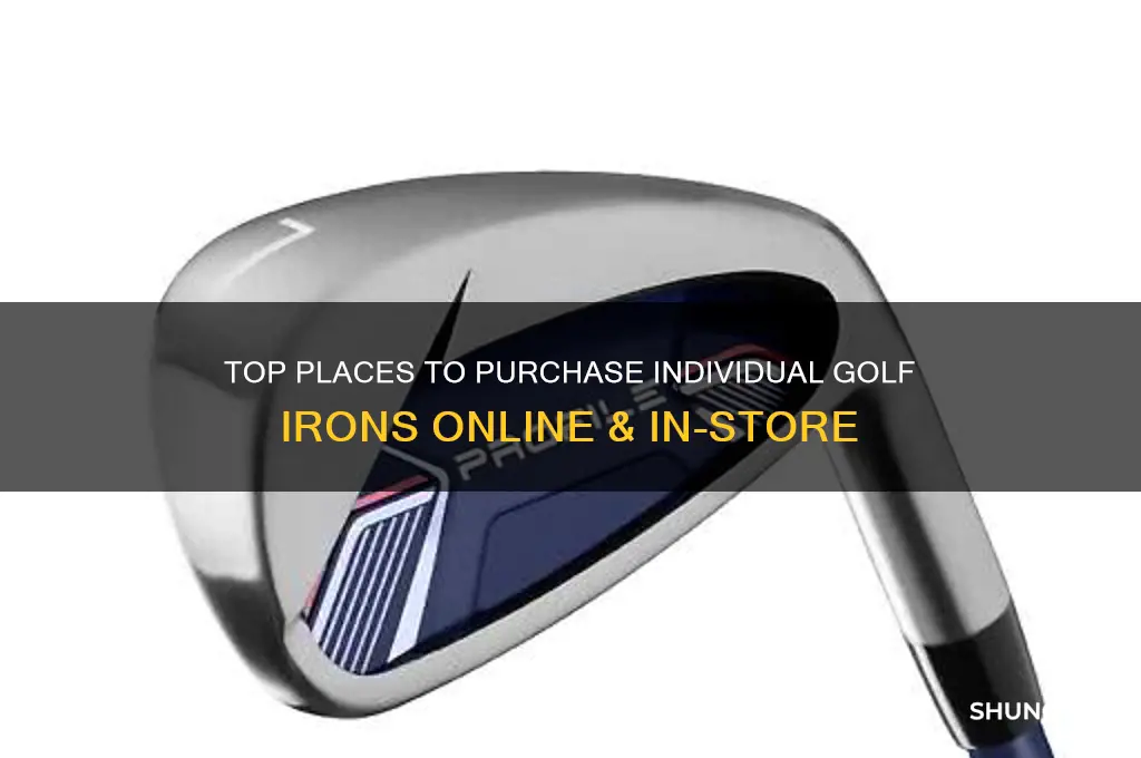 where to buy single golf irons