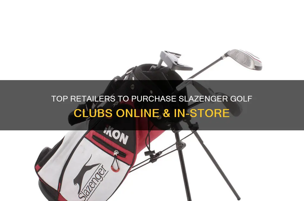 where to buy slazenger golf clubs