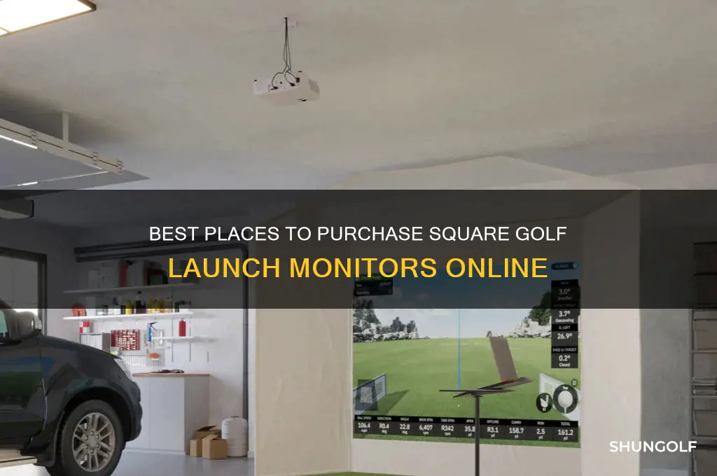 where to buy square golf launch monitor