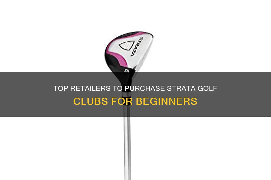 where to buy strata golf clubs