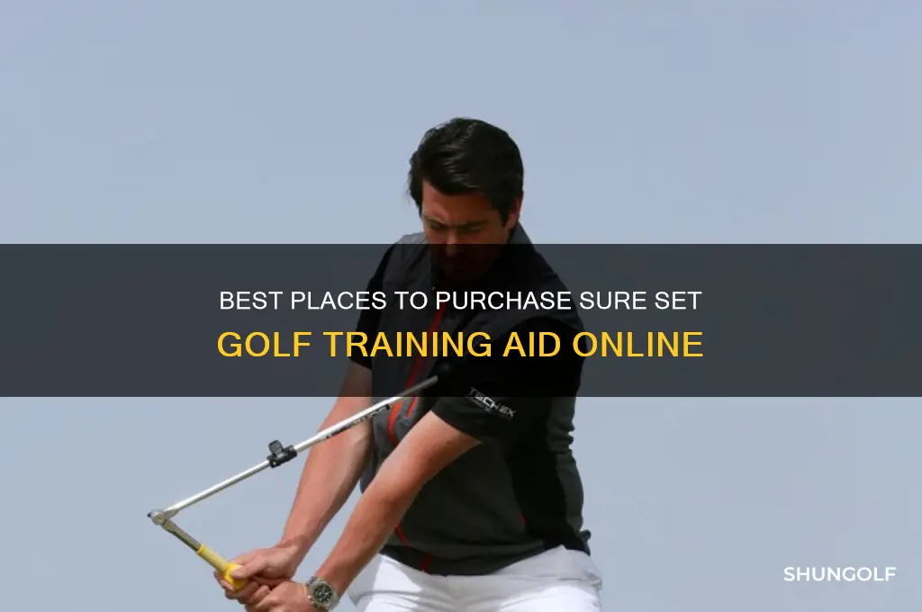 where to buy sure set golf training aid