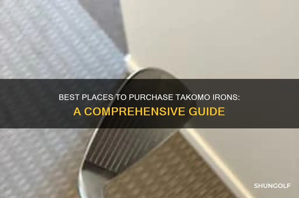 where to buy takomo irons