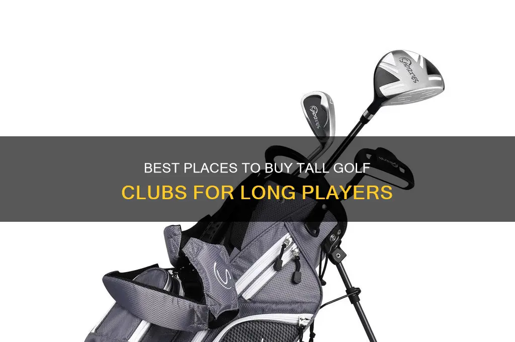 where to buy tall golf clubs