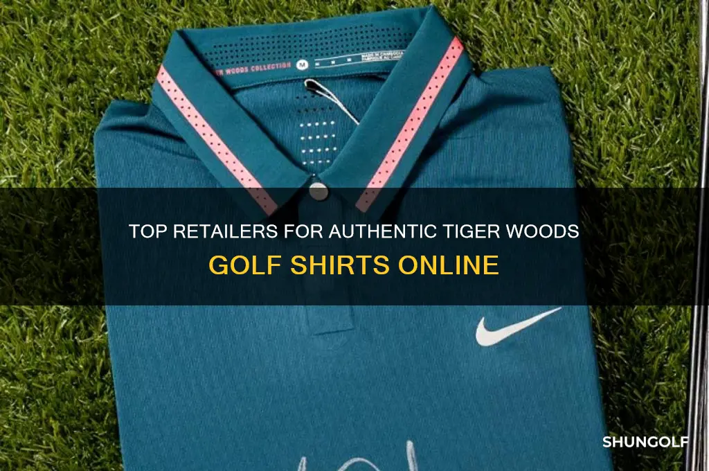 where to buy tiger woods golf shirts