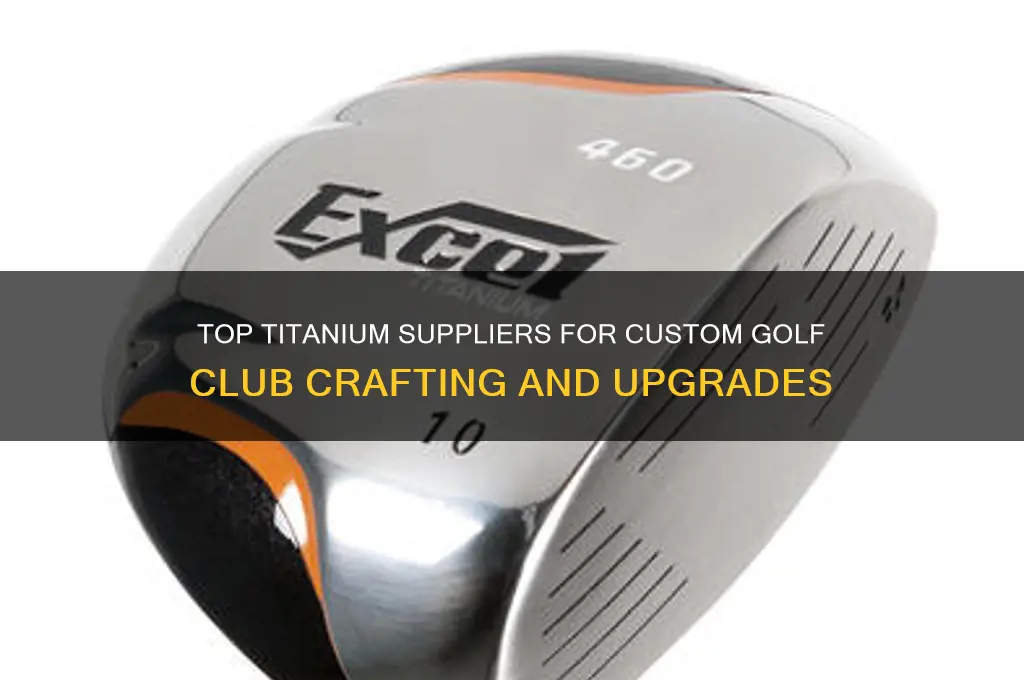 where to buy titanium for golf club