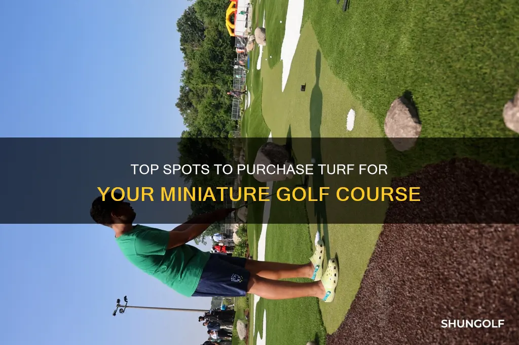where to buy turf for minature golf