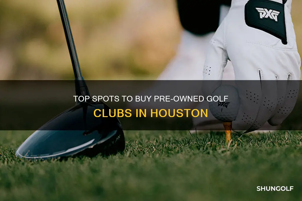 where to buy used golf clubs in houston