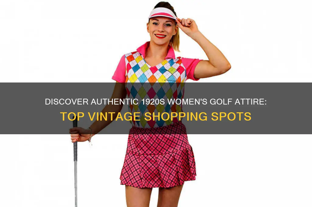 where to buy vintage golf outfits from 20s for women