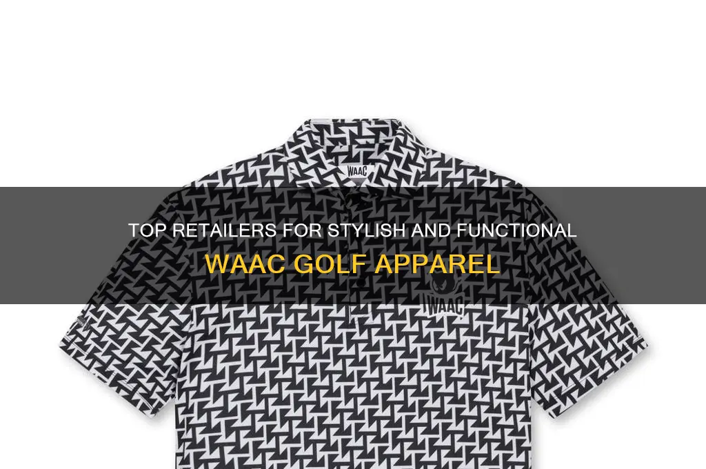 where to buy waac golf clothing
